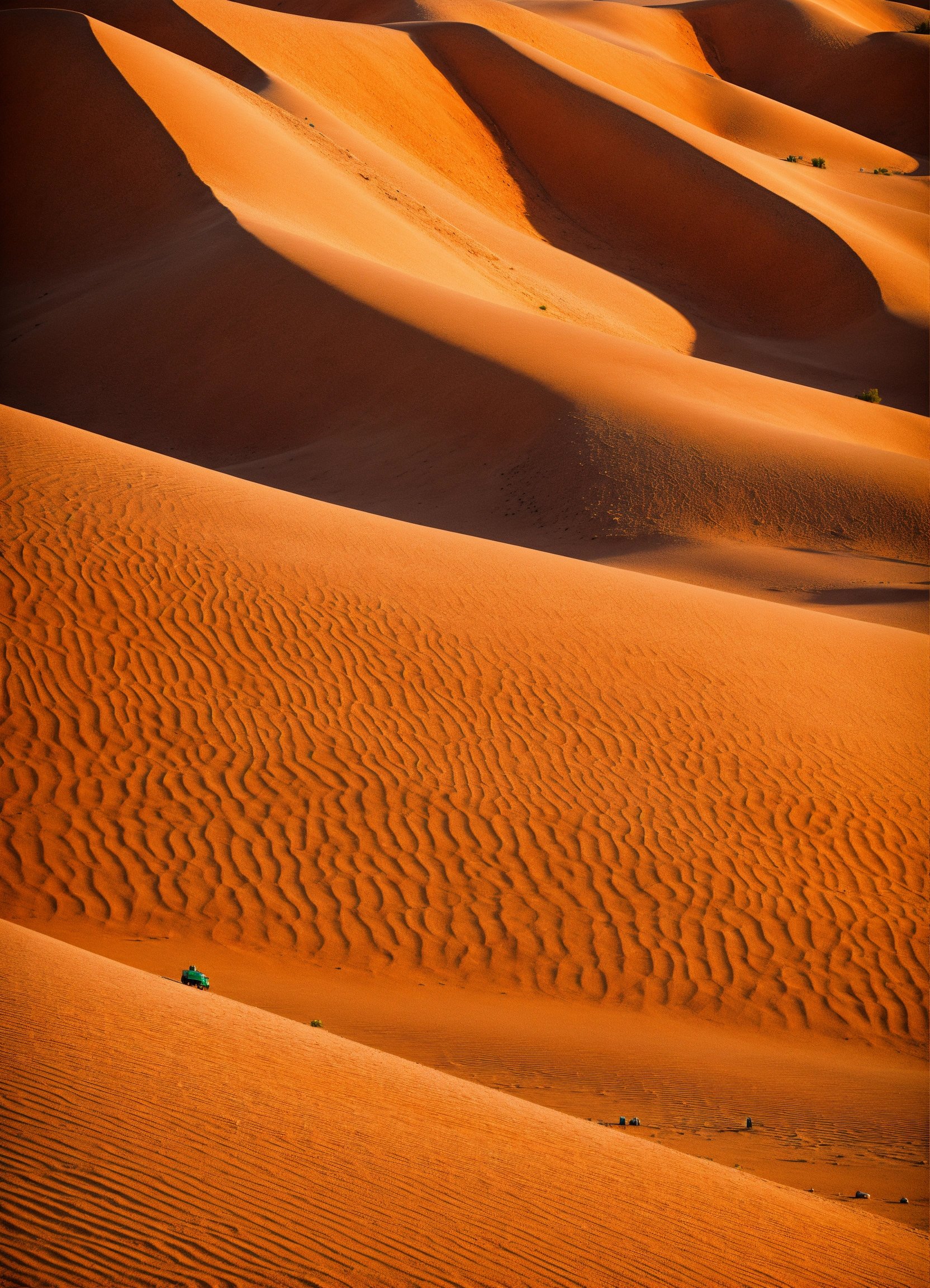 A pattern of desert